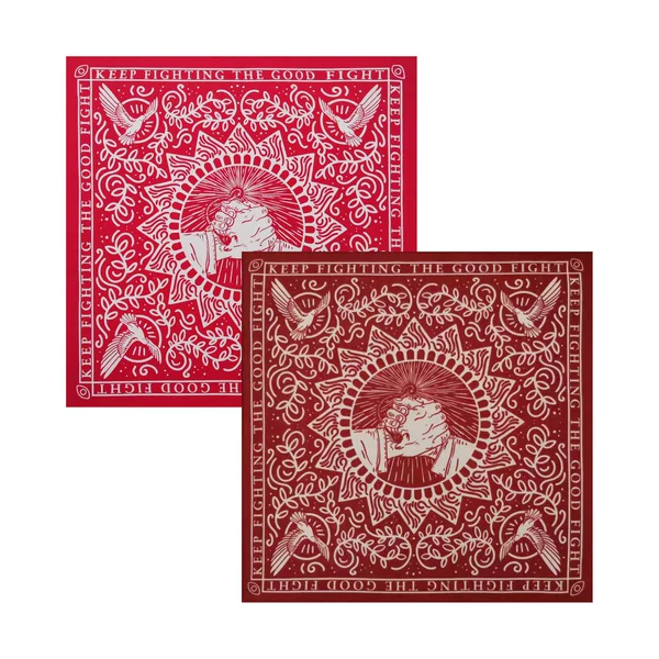 Factory Direct Delivery Pure Cotton 55X55Cm Handshake Print Square Scarf Casual Hip-Hop Street Dance Cycling Decorative Headscarf Face Towel