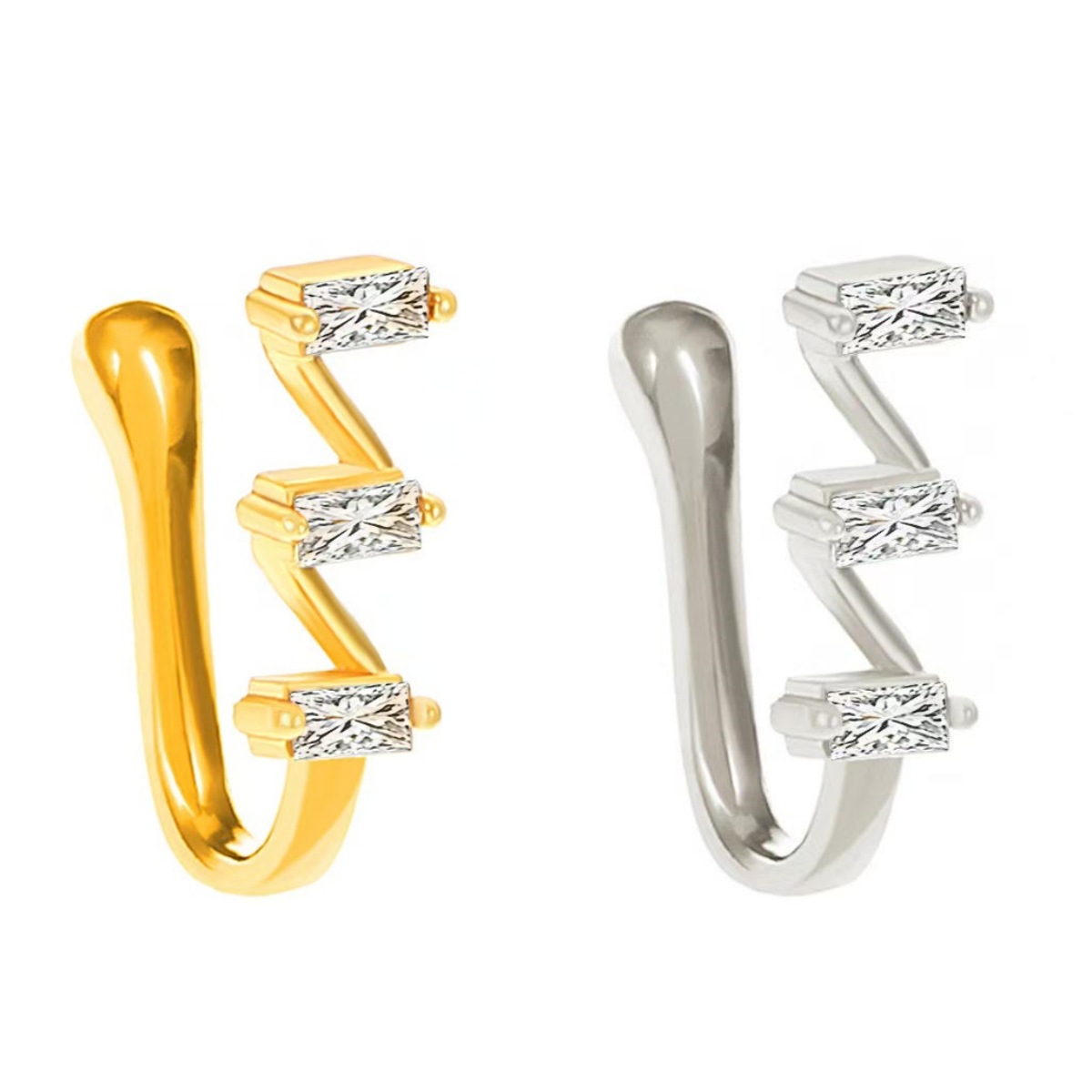 Labret piercing jewelry detail image