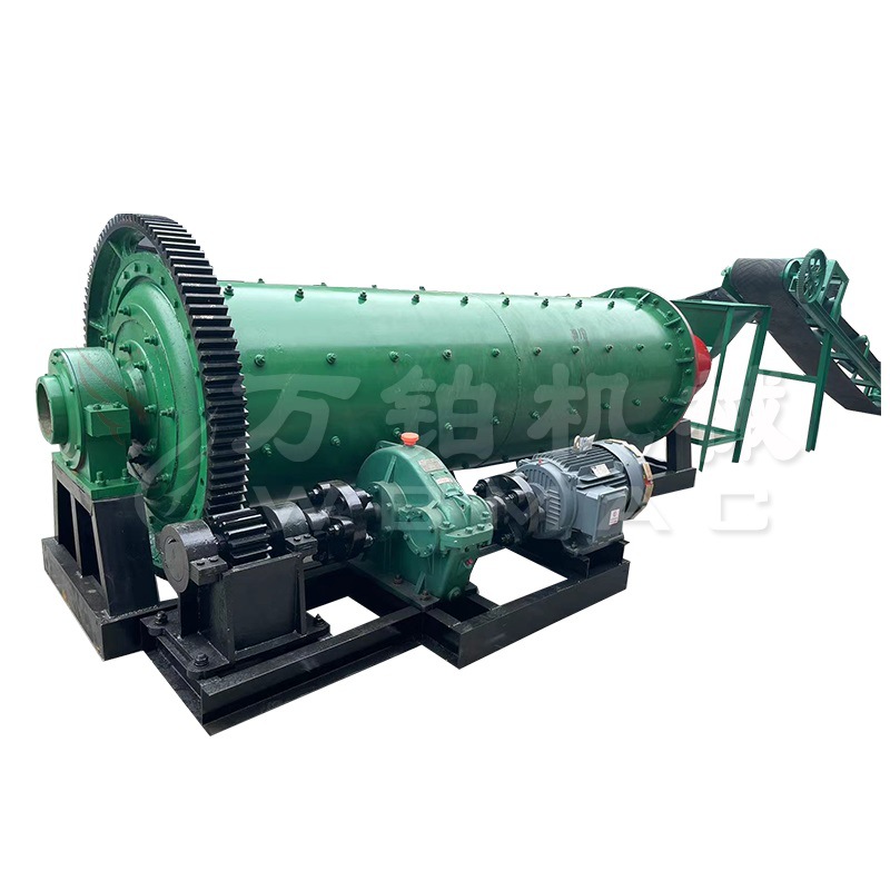 耐磨钢球高锰钢衬板干湿卧式球磨机矿物磨矿磨粉设备矿山全套设备