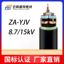 雲南前列電纜阻燃A級中壓電纜 ZA-YJV銅芯鎧裝埋地電力電纜電線