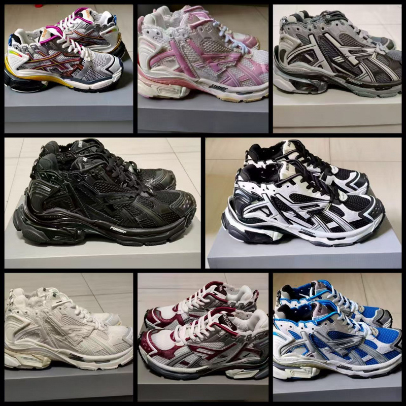Paris 7th generation dad shoes runner 7.0, unisex casual shoes, trendy and versatile with a vintage look, height-increasing sneakers
