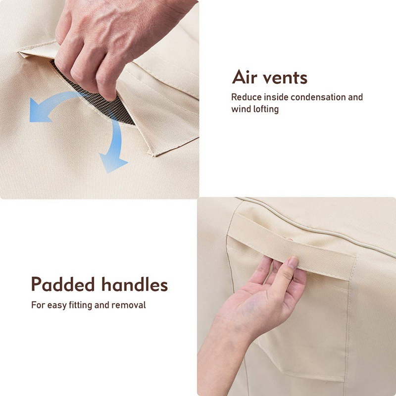 花园拼接色沙发罩椅罩户外椅子罩露台家具罩防水休息室深座罩