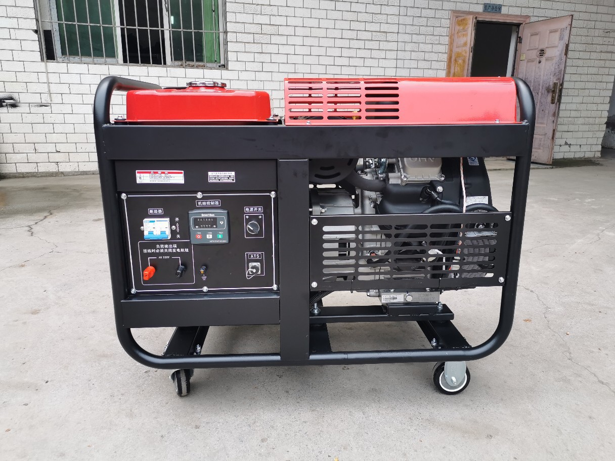 15kw17kw汽油发电机组隆鑫动力单三相220/380v轻型便携式神驰电机