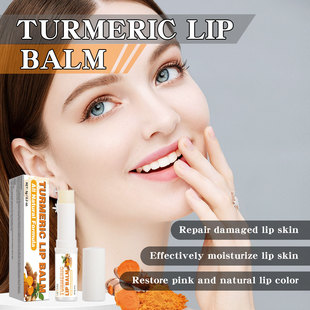 Cross-Border Turmeric Lipstick for Women, Moisturizing, Moisturizing and Hydrating Lipstick That Changes Color and Does Not Fade Turmeric Lip Balm