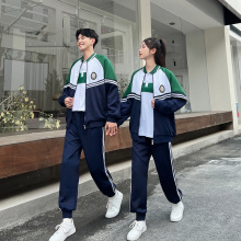 初中生班服学院风高中生春秋季韩版外套运动会英伦校服套装中学生