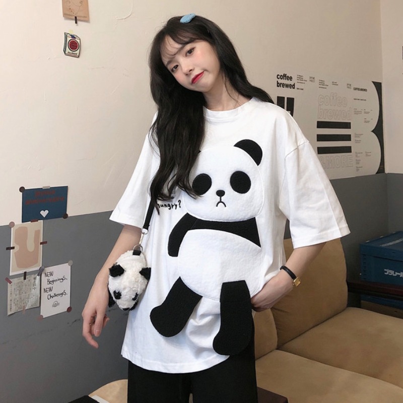 Summer brand cartoon short sleeve T-shirt for students