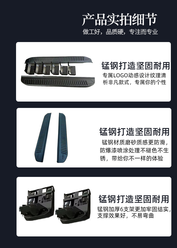 Suitable for Dodge Ram Tyrannosaurus Rex Pedals 19-23 Models Ram1500 Original Trx Pedals Side Bumps Competitive Models