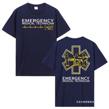 夏季时尚棉质T恤男士服装休闲T恤自豪的护理人员急救医疗技术员医