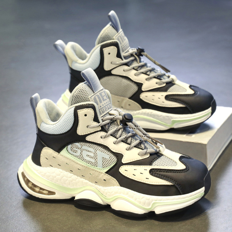 Zapatos para niños 2025 nuevos zapatos de primavera para niños zapatos de moda para niños grandes zapatos para padres niños estudiantes de carrera primavera y otoño