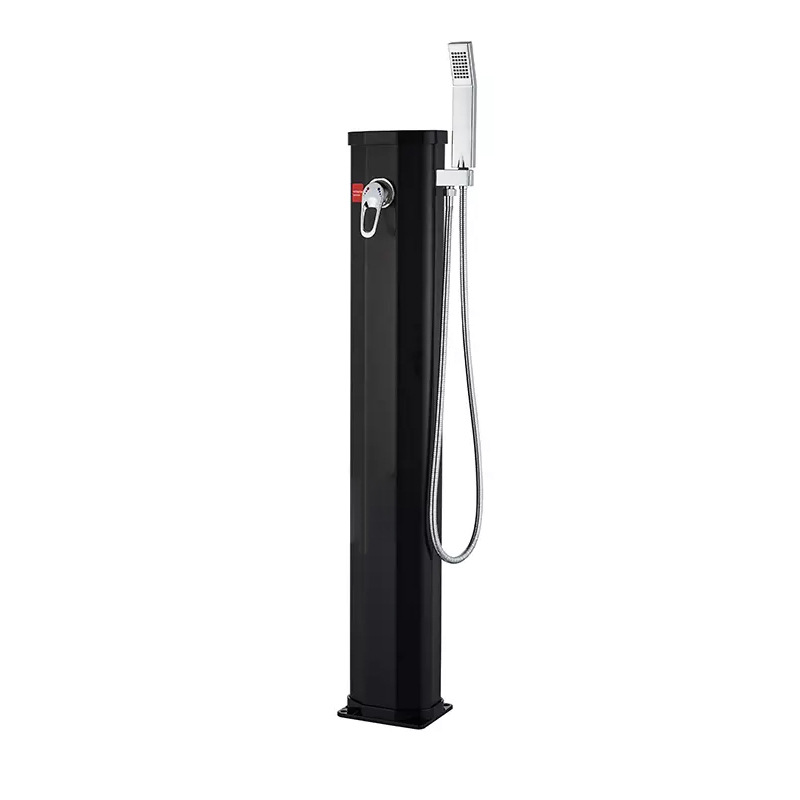 20 l dispositivo de baño al aire libre jardín de infantes temperatura constante al aire libre columna de ducha solar plata negro dos colores ducha de lavado de mascotas
