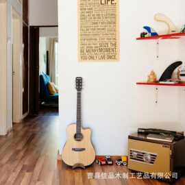 木质落地式吉他置物架立式小提琴支撑架置地式简约吉他储存架
