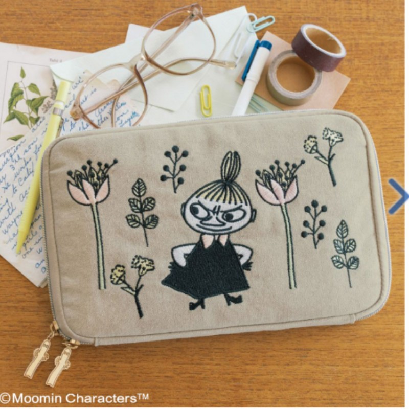 재고 있음 잡지 부록품 신상품 무민 아미 수납 가방 만화 귀여운 핸드백 대용량 문구 가방 카드 가방