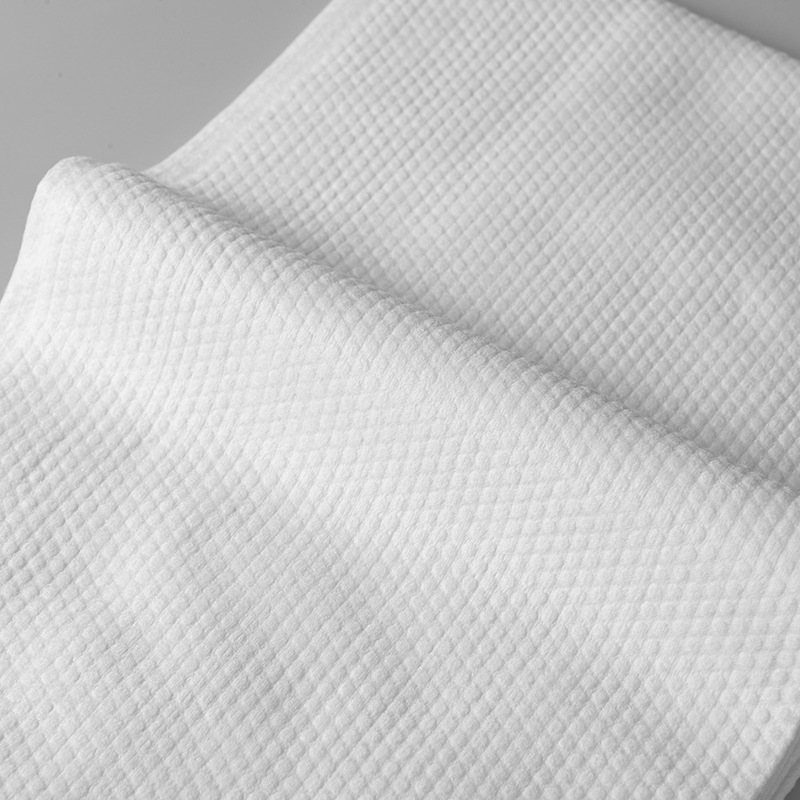 Disposable Pearl pattern spunlace non-woven towel dry hair towel foot towel foot towel barber shop towel factory