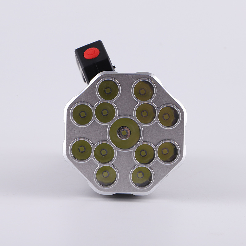 Linterna minera LED 913, recargable USB, para pesca y exteriores