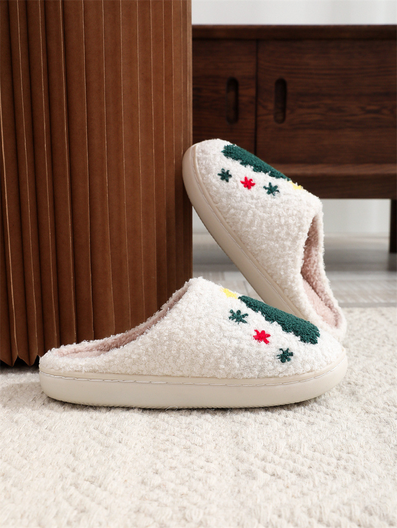 Woman Men Plush Open-Toe Closed-Toe Summer Indoor Lightweight Cushioned Non-Slip Machine Washable Slippers House Shoes_voghion.com