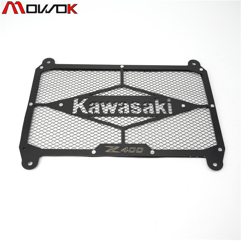 适用川崎Z400 18-24年改装不锈钢水箱网罩水箱护网防沙石保护罩