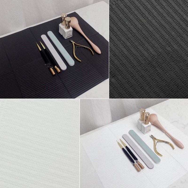 50 Pieces Disposable Nail Art Table Mat Tattoo Pad Dental Pad Paper Anti-fouling Double-sided Use Waterproof Portable Foldable