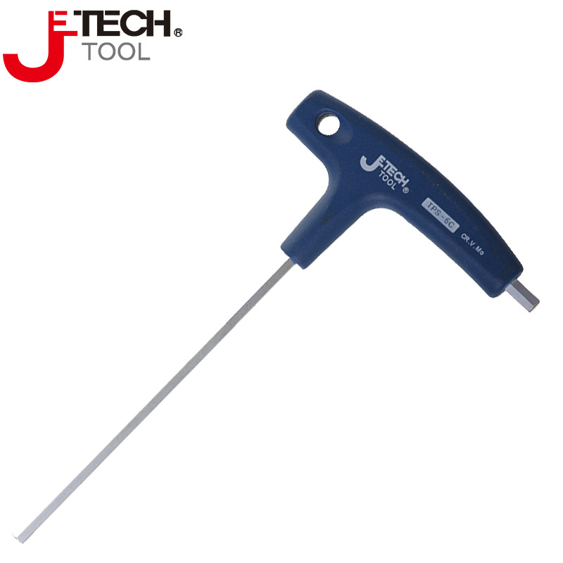 捷科TPS-3C T型平头内六角扳手加长内六方镀铬加硬公制3mm