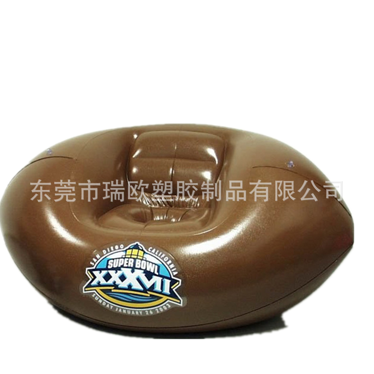 Inflatable football sofa PVC