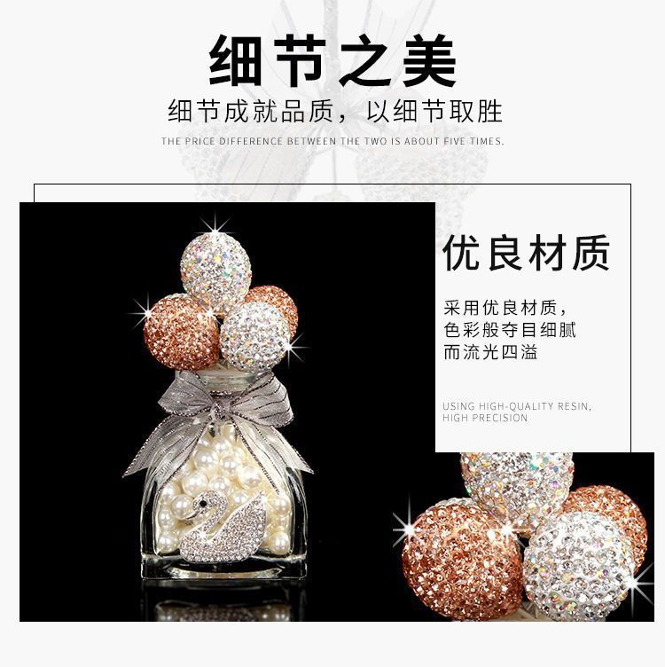 Confession balloon personality creative car ornaments diamond perfume bottle ornaments cushion car multiple styles car interior ornaments
