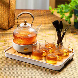 玻璃茶壶泡茶家用耐高温电陶炉煮茶器提梁烧水壶茶具围炉煮茶茶壶