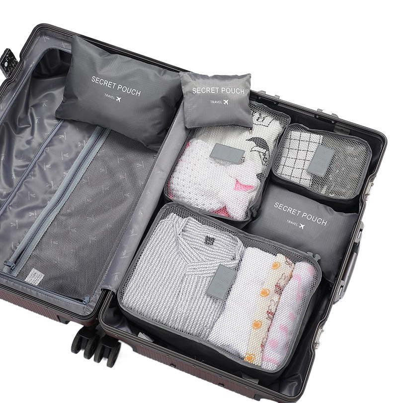 Factory custom-made wholesale travel storage six-piece storage bag clothing finishing bag storage 6-piece set
