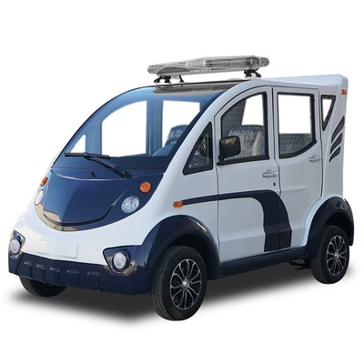 Manufacturer of Sightseeing Patrol Vehicles, Fully Elektrikli qolf avtomobilləri - 2-rows-fully-enclosed