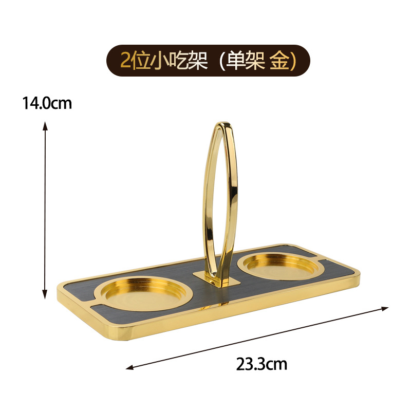 Cenizas doradas KTV suministros set de platos de frutas clube nocturno cenicero lujo ligero bar caja de toallas de fiesta de moda