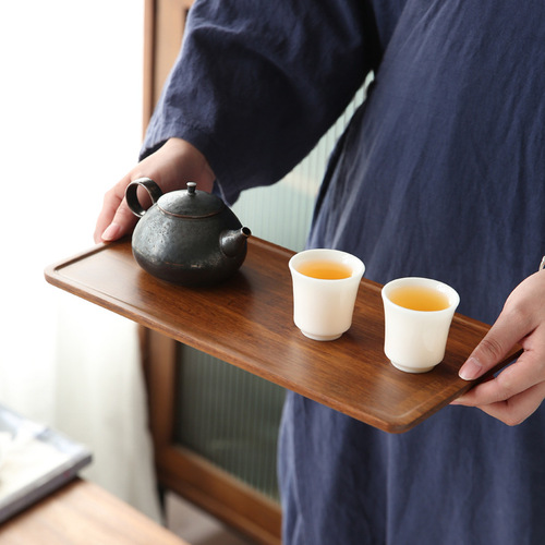 New Heavy Bamboo Japanese Creative Small Dry Tea Tray Simple Home Tray Kung Fu Tea Set Tea Sea