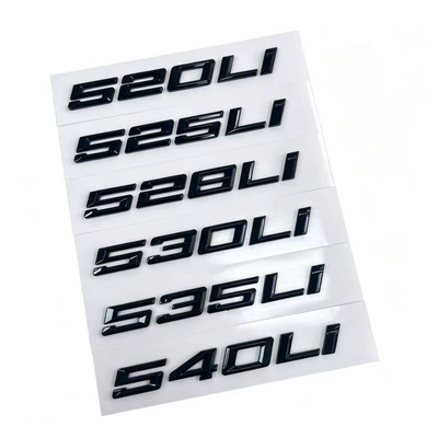 520Li 540i 525i 535Li letter, Car logo