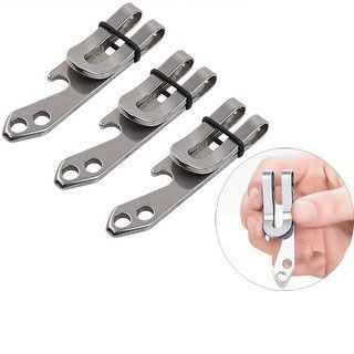 Stainless Steel Waist Clip, Thick and Portable Wallet, All-In-One Key Quick-Release Accessory, Backpack Carry-On Gear, Car Key Stainless Steel Waist Clip, Thick and Portable Wallet, All-In-One Key Quick-Release Accessory, Backpack Carry-On Gear, Car Key
