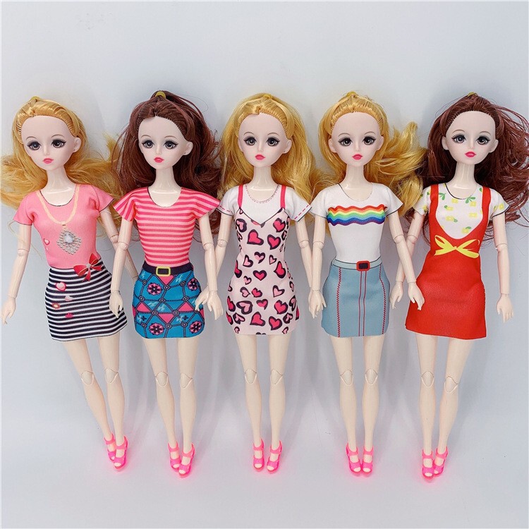 30cm Lele Barbie Doll Set Fashion Princess Girl Toy Dress up 15 Joints Cross Border Doll 30cm Lele Barbie Doll Set Fashion Princess Girl Toy Dress up 15 Joints Cross Border Doll