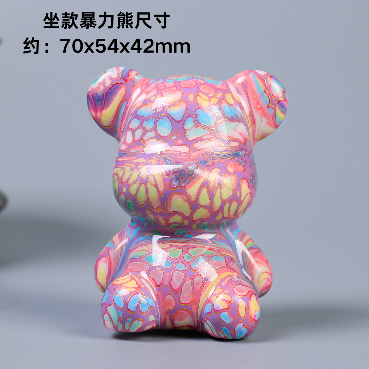 杭州霊隠漆猫シリーズ カラフルで可愛い猫 招き猫 漆塗り置物 文玩装飾