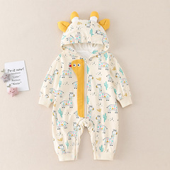 寶寶衣服嬰兒春秋連體衣新生兒爬服包屁衣哈衣睡衣洋氣萌