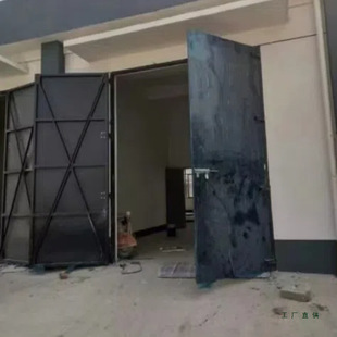 工业钢大门钢制门车间防火门大型金属门仓库库房平移重型车库厂房-阿里巴巴