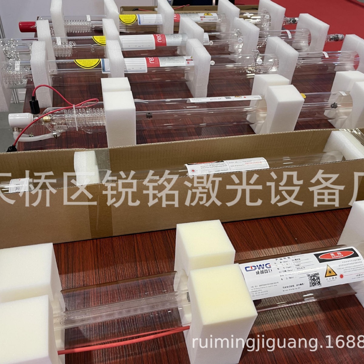 成都微巨激光管80W100W130W150W 180WCO2激光管切割雕刻机配件