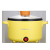 Rongshida Electric skillet household dormitory Cooker power Mini pot Cooking Wok Steaming and boiling one Frying pan