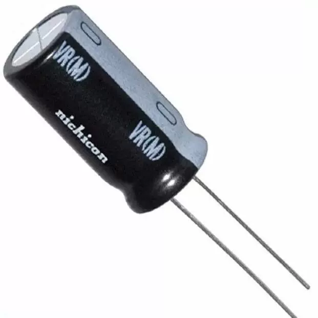 UVR2E4R7MPD1TA Описание 4.7UF 20% 250V Радиальный алюминиевый электролитический конденсатор