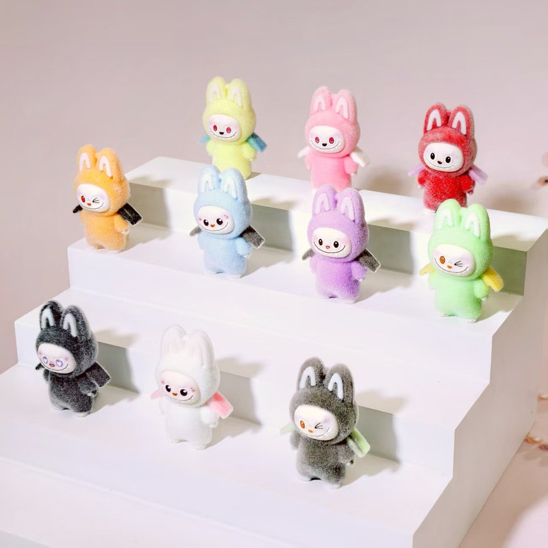 植毛マジックハット布ブラインドバッグかわいい diy ジュエリーアクセサリーキーホルダー装飾デスクトップ小さな装飾品樹脂|undefined