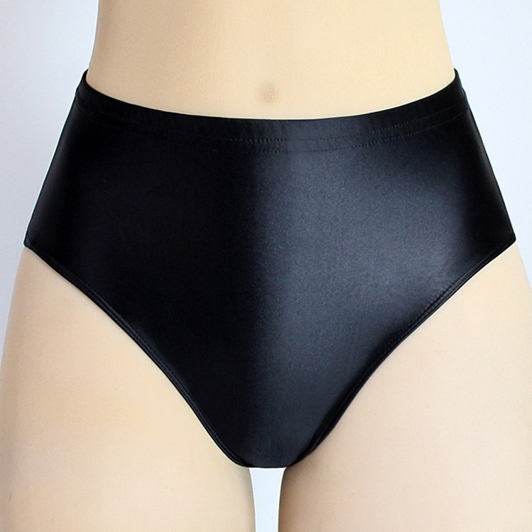 Rhythmic gymnastics pants, stretchy, tight-fitting, silky and glossy, shapely gymnastics underwear worn inside and out, high-cut briefs.