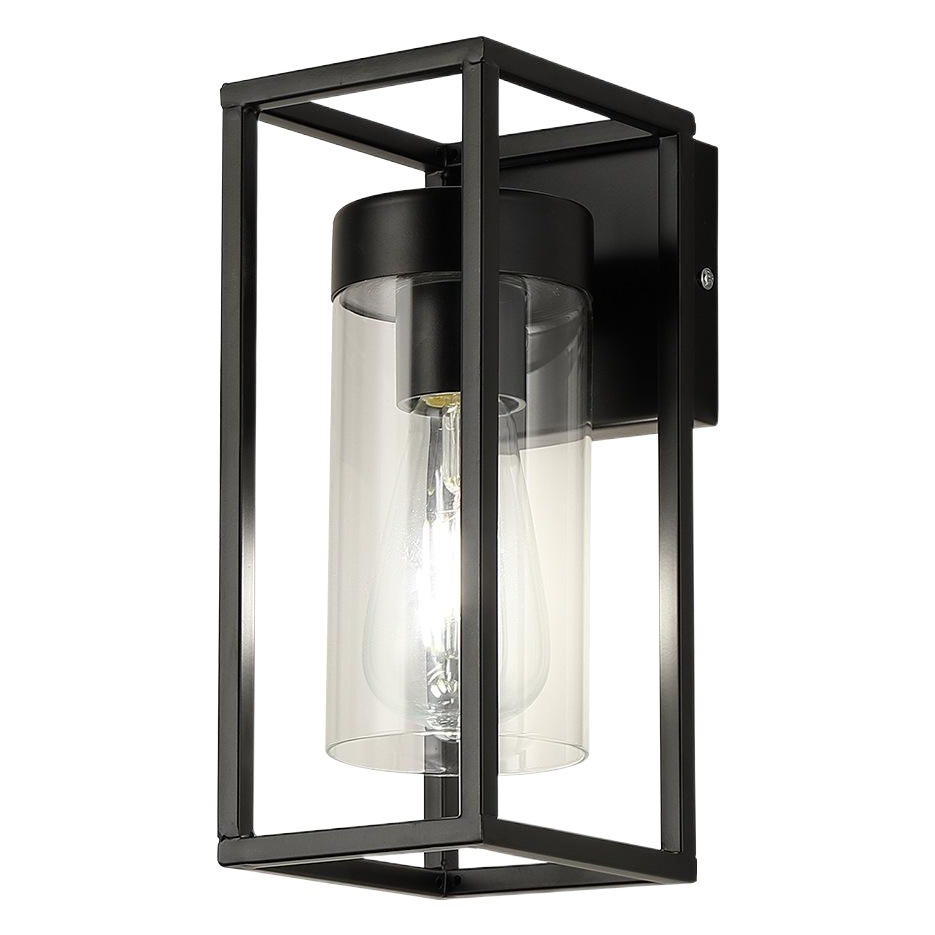 País de América industrial retro hierro forjado caja cristal restaurante Nordic creativo bar pasillo loft lámpara pared