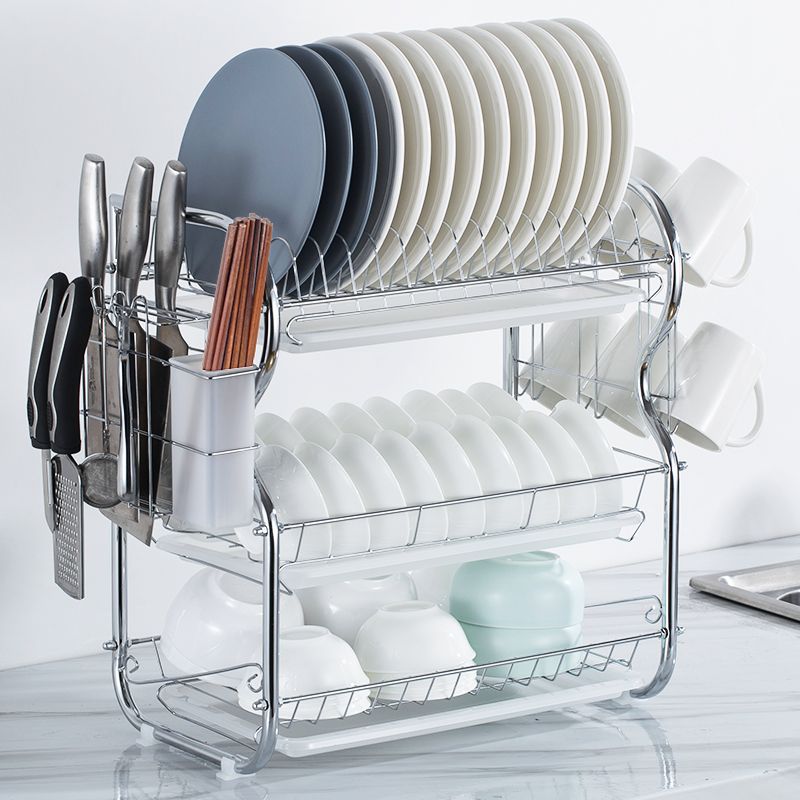 [3단 행잉컵] [화이트 접시 3개] [칼꽂이 후크 포함] --- 시즌 세일