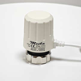 美霸常闭型电热执行器电动地暖温控阀开关厂家直供智能水阀密封