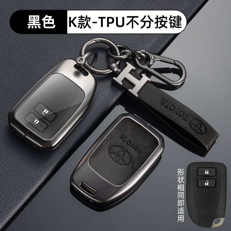 토요타 K 모델 TPU 블랙 + H 가죽 스트랩 + 말굽 버클