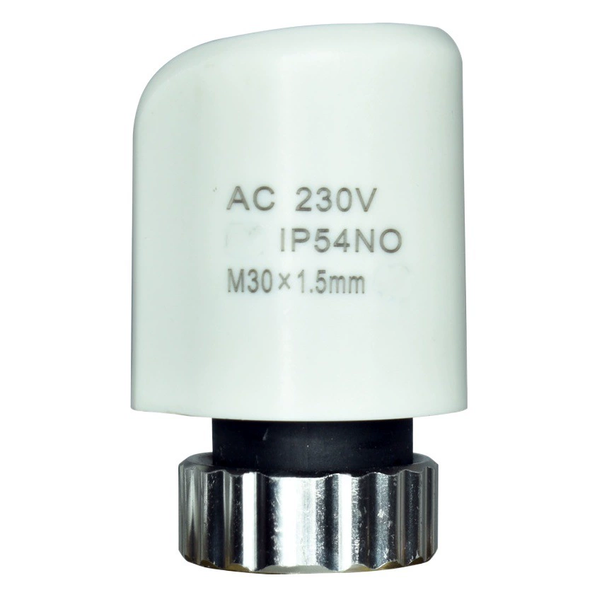 Заводской пол с подогревом Электрический привод термостат Панель Электрический клапан нормально закрытый нормально открытый