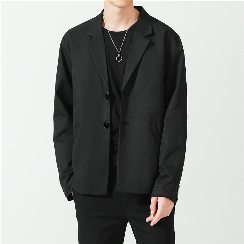 Primavera y otoño chaqueta de traje casual hombre DK blusa de moda coreana multifuncional chaqueta de traje pequeño chaqueta