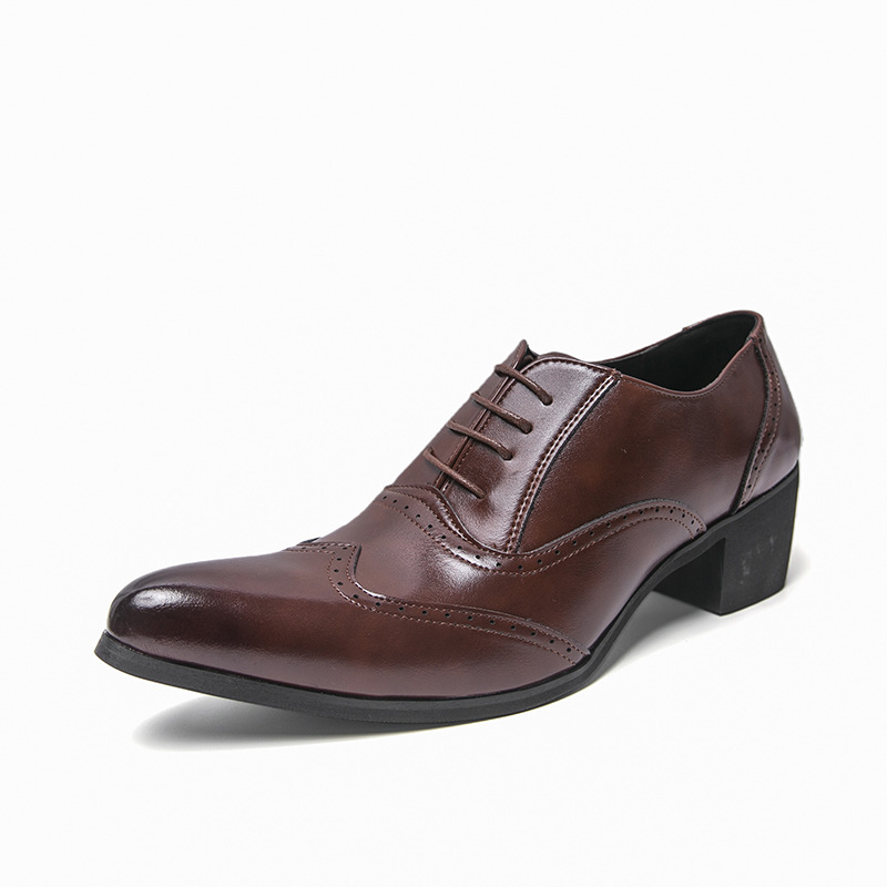 Gaorui Mocassins Homme Derby Bout Pointu – Chaussures Cuir Suède Business Casual, Lacet, Confort Quotidien, Multi-Couleurs Élégantes