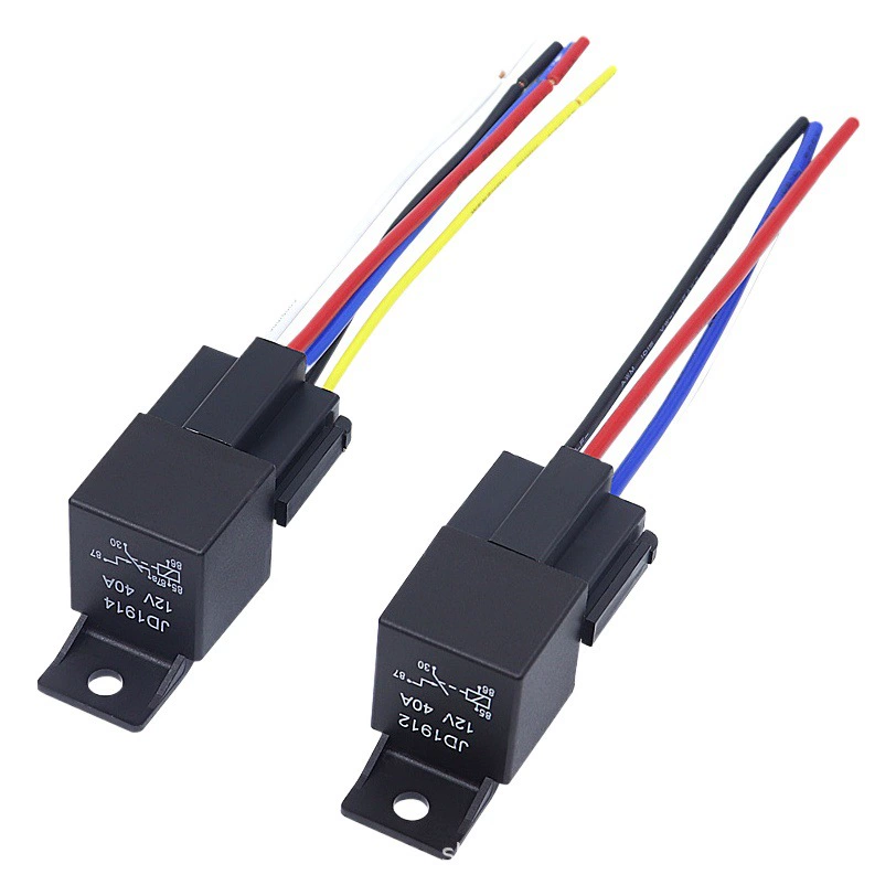Фабрика в гнезде цветка сливы реле запаса 40А автомобильное пластиковое поддерживает установку 4-контактный 5-контактный жгут проводов гнезда реле