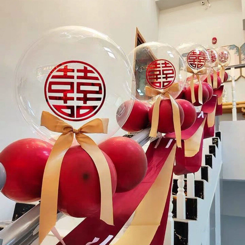 Свадебные украшения новые украшения дома лестничные перила Свадебный номер пакет гирлянда воздушный шар Эскалатор Перила свадебные принадлежности Горячие