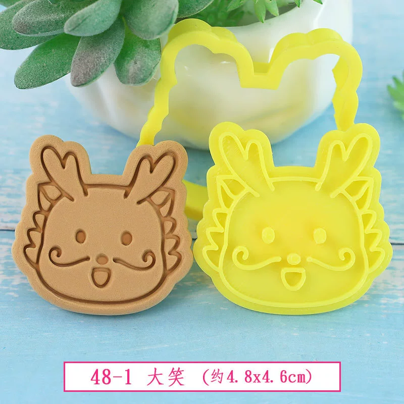 Cartoon compact cute three dimensional mold, fondant, in 3d format